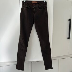 J Brand Women's Dark Brown Skinny Jeans